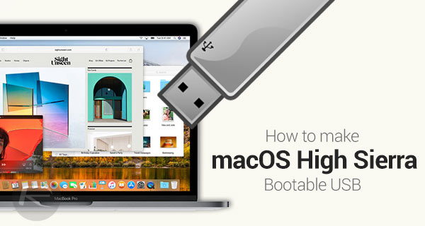 make a boot disk for mac high sierra